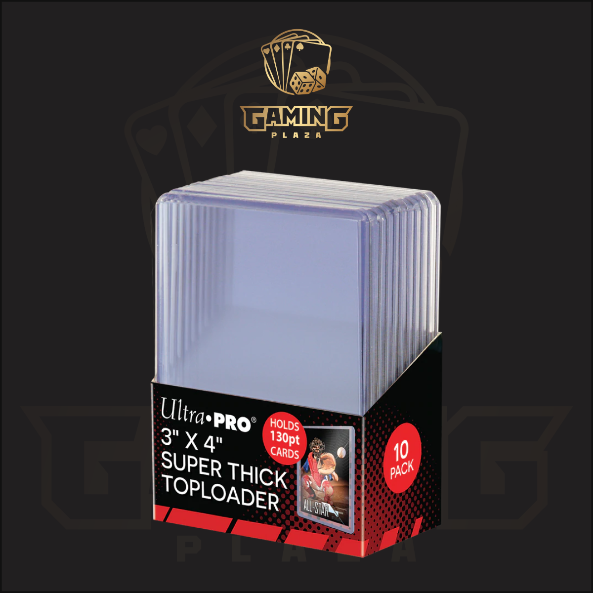 3" x 4" Super Thick 130PT Toploaders (10ct)