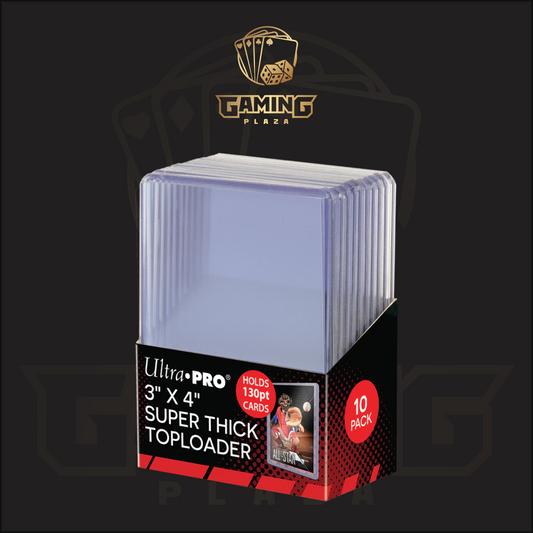 3" x 4" Super Thick 130PT Toploaders (10ct)