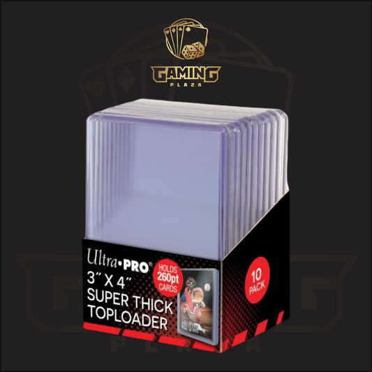 3" x 4" Super Thick 260PT Toploader 10ct
